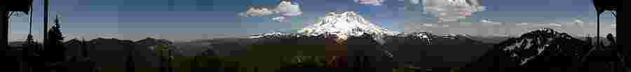 Mt. Rainier from Gobblers Knob, about 270�