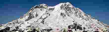 Mt. Rainier from Gobblers Knob Close Up