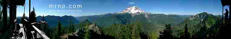 Mt. Rainier and surrounding land from Gobblers Knob