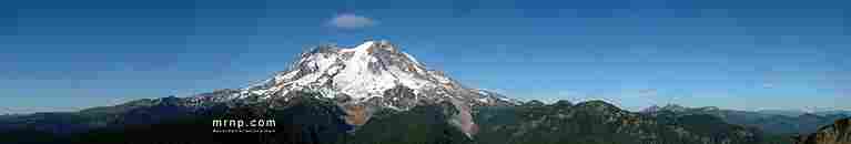 Mt. Rainier with halo from Gobblers Knob