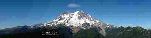 Mt. Rainier with halo from Gobblers Knob