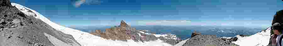 Panorama from the top of Cathederal Rocks pass