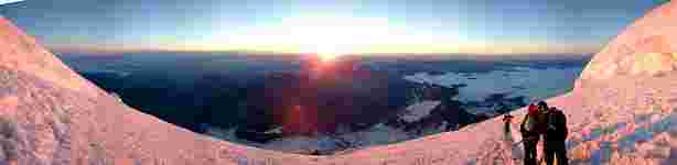 Beautiful tint of color from the sunrise moments later