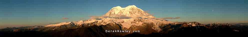 Mt. Rainier Panorama from Gobblers Knob Fire Look out