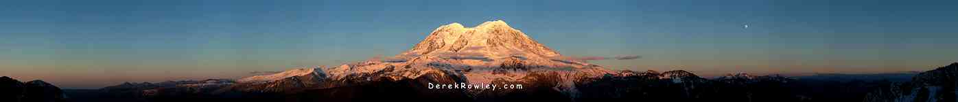 Mt. Rainier Panorama from Gobblers Knob Fire Look out