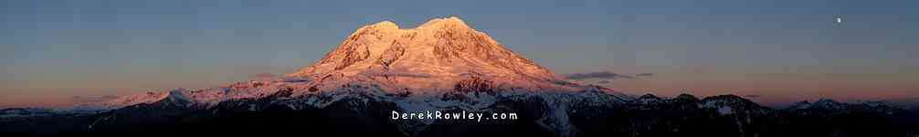 Mt. Rainier Panorama from Gobblers Knob Fire Look out