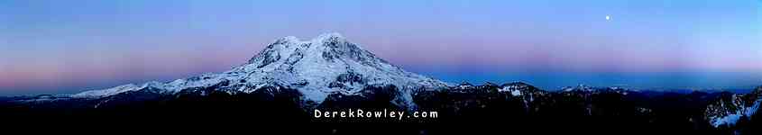 Mt. Rainier Panorama from Gobblers Knob Fire Look out