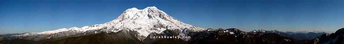 Mt. Rainier Panorama from Gobblers Knob Fire Look out