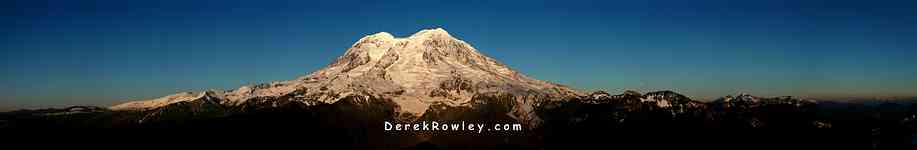 Mt. Rainier Panorama from Gobblers Knob Fire Look out