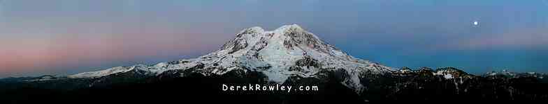 Mt. Rainier Panorama from Gobblers Knob Fire Look out