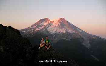 Derek & Emily Hike Gobblers Knob - Mount Rainier National Park