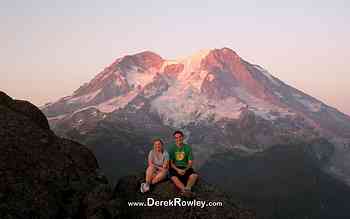 Derek & Emily Hike Gobblers Knob - Mount Rainier National Park