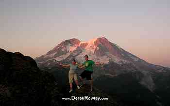 Derek & Emily Hike Gobblers Knob - Mount Rainier National Park