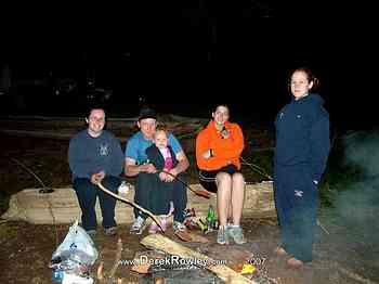 Tacoma YSA - Campout - 3 & 4 July 2007 - Lena Lakes - Derek Rowley - Carley Lovejoy - Lisa Flowers - Justin - Jeff Smith - Stephanie - Katie - Flora