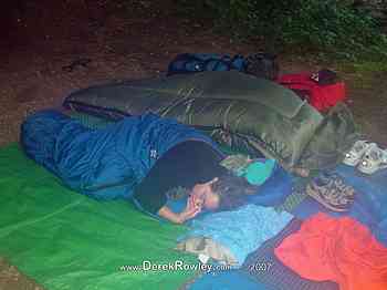 Tacoma YSA - Campout - 3 & 4 July 2007 - Lena Lakes - Derek Rowley - Carley Lovejoy - Lisa Flowers - Justin - Jeff Smith - Stephanie - Katie - Flora