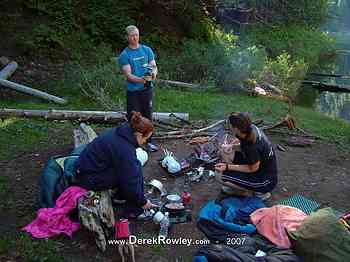 Tacoma YSA - Campout - 3 & 4 July 2007 - Lena Lakes - Derek Rowley - Carley Lovejoy - Lisa Flowers - Justin - Jeff Smith - Stephanie - Katie - Flora