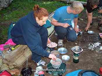 Tacoma YSA - Campout - 3 & 4 July 2007 - Lena Lakes - Derek Rowley - Carley Lovejoy - Lisa Flowers - Justin - Jeff Smith - Stephanie - Katie - Flora