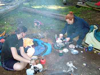 Tacoma YSA - Campout - 3 & 4 July 2007 - Lena Lakes - Derek Rowley - Carley Lovejoy - Lisa Flowers - Justin - Jeff Smith - Stephanie - Katie - Flora