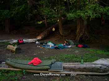 Tacoma YSA - Campout - 3 & 4 July 2007 - Lena Lakes - Derek Rowley - Carley Lovejoy - Lisa Flowers - Justin - Jeff Smith - Stephanie - Katie - Flora