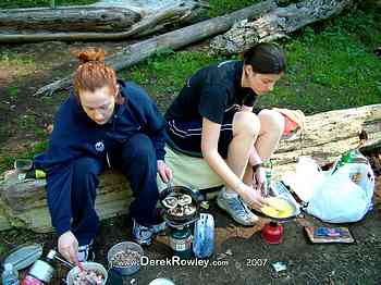 Tacoma YSA - Campout - 3 & 4 July 2007 - Lena Lakes - Derek Rowley - Carley Lovejoy - Lisa Flowers - Justin - Jeff Smith - Stephanie - Katie - Flora