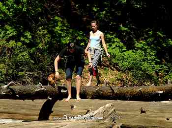 Tacoma YSA - Campout - 3 & 4 July 2007 - Lena Lakes - Derek Rowley - Carley Lovejoy - Lisa Flowers - Justin - Jeff Smith - Stephanie - Katie - Flora