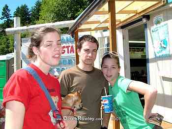 Tacoma YSA - Campout - 3 & 4 July 2007 - Lena Lakes - Derek Rowley - Carley Lovejoy - Lisa Flowers - Justin - Jeff Smith - Stephanie - Katie - Flora