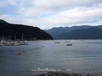 Derek Rowley - Laurel Harvey - Chad Grimmer - Leanne Harvey at Deep Cove - Vancouver B.C.