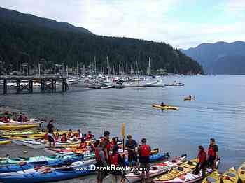 Derek Rowley - Laurel Harvey - Chad Grimmer - Leanne Harvey at Deep Cove - Vancouver B.C.