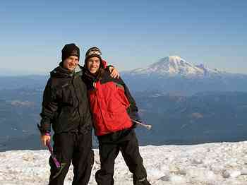 Michael and Derek on Mt. Adams summit